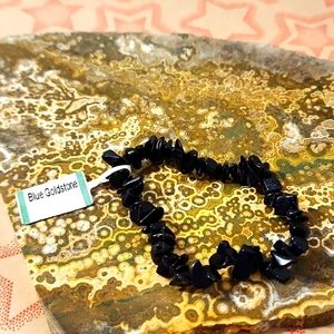 Blue Goldstone Bracelet NWT